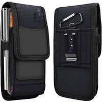 Mobile Phone Holster Belt Case with Hook Loop 3.5-6.3 inch For iPhone Samsung Xiaomi Huawei HTC Phone Pouch Waist Bag Cover Case