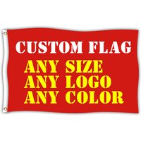 Custom Flags And Banner Flying Hanging Any Size Logo Free Design Advertising Polyester Customized Printed Decoration Promotion