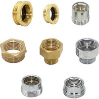 1/2" 3/4" 1" 3/8" Thread Reducing Connector Brass Garden Tap Adapter Durable Joint Coupler Drip Irrigation Fittings 1PC