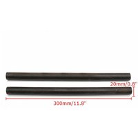 20mmX300MM ebony wood black Eog jewelry stick