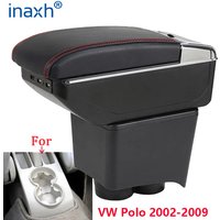 For Volkswagen Polo Armrest For VW Polo 9N 3 Car Armrest box 2002-2009 Retrofit parts Storage box car Interior accessories