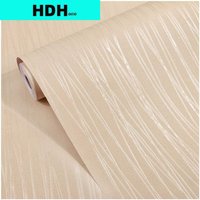Solid Color Peel and Stick Wallpaper Removable Waterproof Textured Wallpaper Vinyl Stripe Self Adhesive Contact Paper Decorative