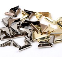 Metal Corners Book Box Scrapbooking Album Menu Folder Corner Protectors Corner For Photo Album DIY 22x22x5mm 40pcs