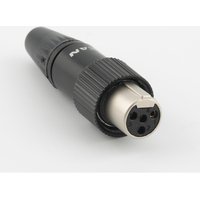 REANREAN TA4F mini xlr 4 pin Little Lock Connector, Mini XLR Connector, 4-pin female monitor power plug, w302