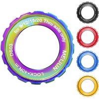 Bicycle Center Lock Disc Brake Hub Lockring Front Rear 9 12 15 20mm Axle Middle CenterLock Cover Ring Cycling Accessories