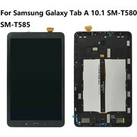 10.1 "Assemblée d'écran tactile de moniteur d'écran de panneau d'affichage à cristaux liquides avec le cadre pour Samsung Galaxy Tab A 10.1 SM-T580 SM-T585 T580 T585