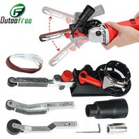 M10/M14 Sanding Belt Adapter Attachment Converting 100/115/125mm Electric Angle Grinder to Belt Sander DIY Wood Metal Working
