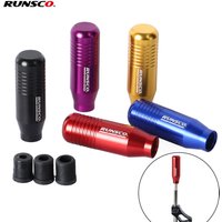 8.5CM Gear Shift Knob Manual Transmission Gear Stick Lever Shifter Knob Car Universal Aluminum Color Red Black Gold Blue Purple
