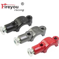 7/8" 22mm Lever Mirror Holder for Motorcycle Bike Brake Pump Fixing Seat M8 M10 Mirror Base Support Universal Red Black Grey