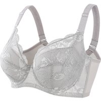 Women's Beauty Lace Bra Plus Size Non Padded Minimizer Bras Full Figure Underwire Brassiere 34 36 38 40 42 44 46 48 B C D E FGH