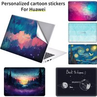 Laptop Sticker Skin for 2024 Huawei MateBook D16 13 X Pro D14 D15 14s Decorative Notebook Covers Top/Bottom/Palmguard