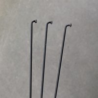 5 Pieces A Lot 14G Diameter 2.0mm Black Color Bicycle Spokes J-bend Round Body Length 60-310mm Range Be Customize Bike Wheel Pin