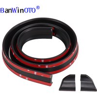Universal DIY Refit Spoiler 1.5M 3.5CM Car-Styling 5D Rubber Tail Spoiler Trunk Rear Roof Lip Spoiler Exterior Rear Spoiler Kit