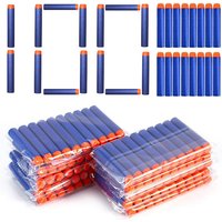 7.2 cm 100 pièces pour Nerf balles souples fléchettes tête ronde recharge éponge fléchettes enfants enfants jouet pistolet balles pour NERF n-strike Blasters