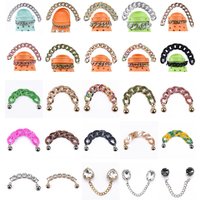 Gold and Silver Chain Shoe Charms Accessories For Bling Shoes Decorations Girls Women Party Gifts