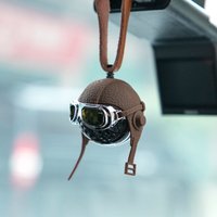 Edelstahl Auto Lufterfrischer Kreative Airborne Division Auto Parfüm Luxus Auto Diffusor Echtes Lederband Zubehör