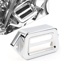 Chrome Aluminum Motorbike Voltage Regulator Cover W/ Bolts For Harely Road Glide Road King Classic 1998-2008