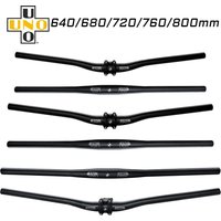 UNO Bicycle Handlebar MTB Bike Handlebar 31.8 640/680/720/760/800mm Alu Handlebar For Bicycle Rise Flat Handle Bar Bycicle Parts