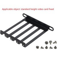 Metal Graphics VGA Card Bracket Holder Side Converted Computer Radiator Support A/V Video Game Cable Expansion Bracket