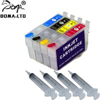 604 604XL Empty Refillable Ink Cartridge for Epson XP-2200 XP-2205 XP-3200 XP-3205 XP-4200 4205 WF-2910DWF WF-2950 without Chip