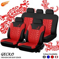 Car Seat Cover Set GeckoPattern Universal Car Seat Cover Full Set Auto Seat Cover Car Styling Interior Accessories