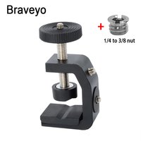 C-style Clamp Desktop Stand Clamp Camera Clamp Universal Aluminum Clip Phone DSLR for Camera Photography Accessories