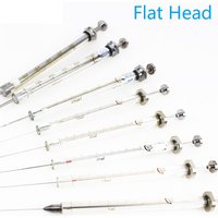 Microliter syringe Liquid chromatographic injector Syringe flat tip Microinjector 0.5/1/2/5/10/25/50/100/250/500/1000uL
