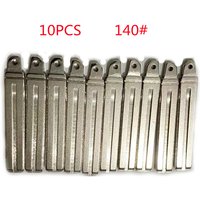 Keychannel 10PCS Original Car Key Blade 140# Kia Flip Blank For Kia K5 K3 95430 Replacement Flip Remote Blade Locksmith Tool