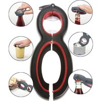 6-in-1-Flaschenöffner, Glasdeckel, Glasöffner, Dosenöffner für Senioren mit Arthritis, helfender Hand, Glasöffner für schwache Hände, einfacher Öffner