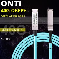 ONTi 40G AOC ! 1-100m QSFP+ to QSFP+ MPO MM SFP Module OM3 Active Optical Cabo