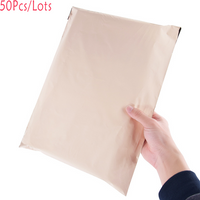 50Pcs/Lots Courier Bag Envelope Packaging Delivery Bag Storage Bags Self Adhesive Seal Pouch Mailing Bags Plastic Transport Bag