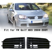Areyourshop ABS Front bumper Grille Grill Guard Cover fit For Golf 2005 2006 2007 2008 MK5 1K0853665 1K0853665A Car Auto Parts