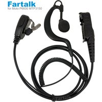 Earpiece Headset Mic For Motorola Radio DP2400 DP2600 XiR P6600 P6608 P6620 E8600 MTP3150 MTP3500 Two Way Radio Earphone