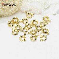14K Gold Plated Lobster Clasp / Spring Clasps For Jewelry Making DIY Bracelets Necklaces Clasps Findings Craft image 4