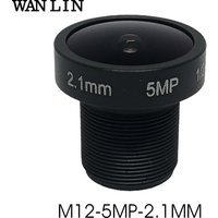 5MP HD 2.1mm CCTV Lens 5.0Megapixel IP Camera Lenses MTV Board IR M12 Lens F2.0 1/2.5" Image Format For HD Security Cameras