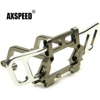 AXSPEED Metal Alloy Front Bumper Bull Bar for Axial Wraith 90018 1/10 RC Crawler Car Truck Model Upgrade Parts