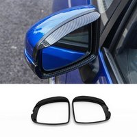 ABS Chrome For Honda FIT JAZZ 2014-2018 Car rearview mirror block rain eyebrow frame cover trim car styling accessories 2pcs