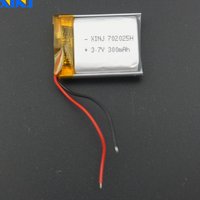 3.7V 300 mAh 1.11Wh Li-Polymer Rechargeable Li LiPo Battery 702025 For GPS Sat Nav Car Camera Driving Recorder Bluetooth Speaker