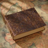100% Lederbezug Notizbuch handgemachtes Tagebuch Retro Tagebuch Skizzenbuch Lehrer Student Geschenk leer Kraft papier Seiten Buch