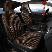 Universal Summer Car Seat Cool Cushion PVC Beaded Massage Automobile Chair Cover With Soft Waist Mat Breathable Durable 1Pcs