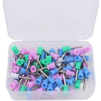 100PCS/Box Dentistry Polishing Cup Tooth Polish Rubber Brush Polisher Prophy Cup For Low Speed Handpiece Dental Lab Material