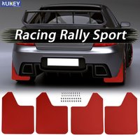 Red Racing/Sport Universal Mud Flaps Mudflaps Splash Guards Front Rear For Hyundai Tucson Elantra Car SUV Van Pickup Rally