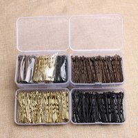 150 Pcs/Box Metal Hair Clips for Wedding Girls Hairpins Barrette Curly Wavy Grips Hairstyle Bobby Pins Hair Styling Accessories