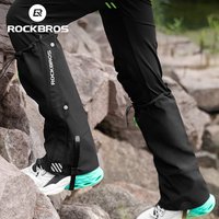 ROCKBROS wodoodporne piesze wycieczki na świeżym powietrzu chodzenie wspinaczka polowanie legginsy śnieżne getry narciarskie obejmuje osłona ochronna na nogi