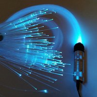 Remote controlled 12V 6W RGB LED Fiber Optic Star DIY Ceiling Light source engine Lighting machine car Use+0.75mm Cable Kit End