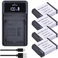 AHDBT-001 Battery for GoPro HD Hero 1 2 Motorsports Surf Outdoor 960 1080p Edition, Charger for Go Pro Hero1 Hero2