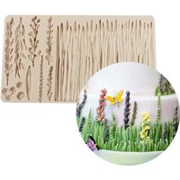 Lavender Silicone Mold Sugarcraft Cookie Cupcake Chocolate Baking Mold Fondant Cake Decorating Tools