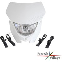 AliExpress papanda Motorcycle Blue White Off Road Motocross Supermoto Headlight Dirt Bike Headlamp for Yamaha WR 250 400 426 450 YZ TTR WR XT MX