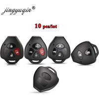 Jingyuqin 10 stücke 2/3/4 Tasten Fernbedienung Auto Schlüssel Fall Shell FOB Für Toyota Camry Corolla Avalon Venza Keine klinge