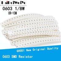 100PCS/LOTE 0603 SMD Resistor 0R-10M 1/8W 0 1 10 100 150 220 330 ohm 1K 2.2K 10K 100K 0R 1R 10R 100R 150R 220R 330R